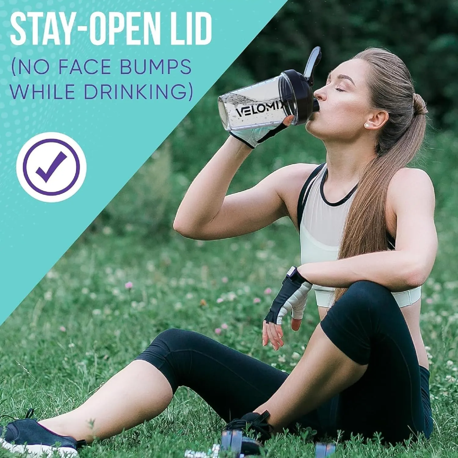 -2 Pack- 20 oz Protein Shaker Bottles for Protein Mixes - 2x Wire Whisk | Leak Proof Shaker Cups for Protein Shakes and Pre Workout | Protein Shaker Bottle Pack | Protein Mixer Cup (Clear Prime)