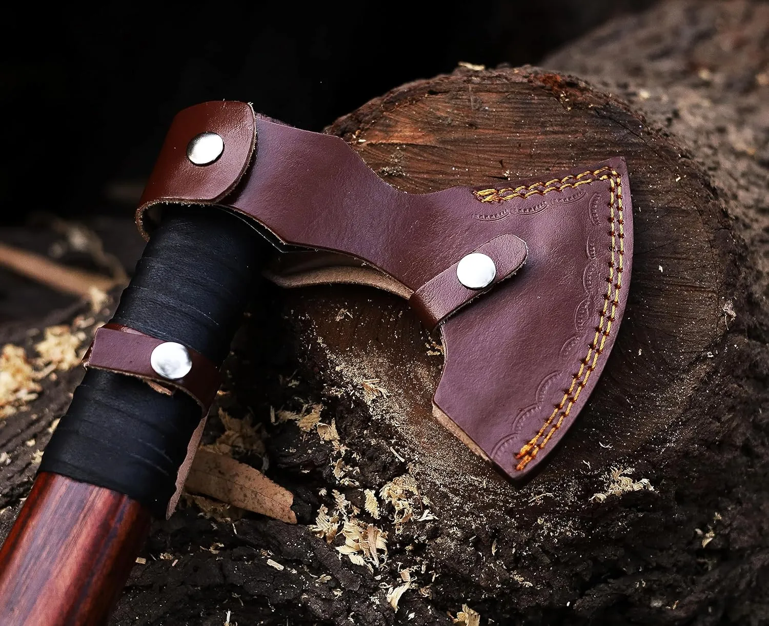 | Viking Axe,Hatchet,Throwing Axe,Hand Axe,Gift for him,Wood Working Tool,Viking Gifts for Men,Camping Hatchet,Tomahawk,Bearded Axe,Valentine Gift (WCA-017)