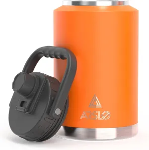 1 Gallon large Insulated Water Jug With Handle, One Gallon Insulated Water Bottle, 128oz Stainless Steel Water Jug, Big Thermos for Gym,Hiking,Camping&Travel