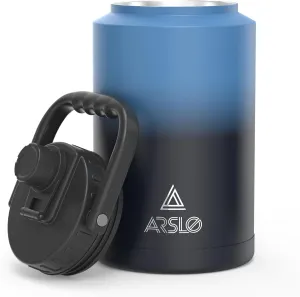 1 Gallon large Insulated Water Jug With Handle, One Gallon Insulated Water Bottle, 128oz Stainless Steel Water Jug, Big Thermos for Gym,Hiking,Camping&Travel
