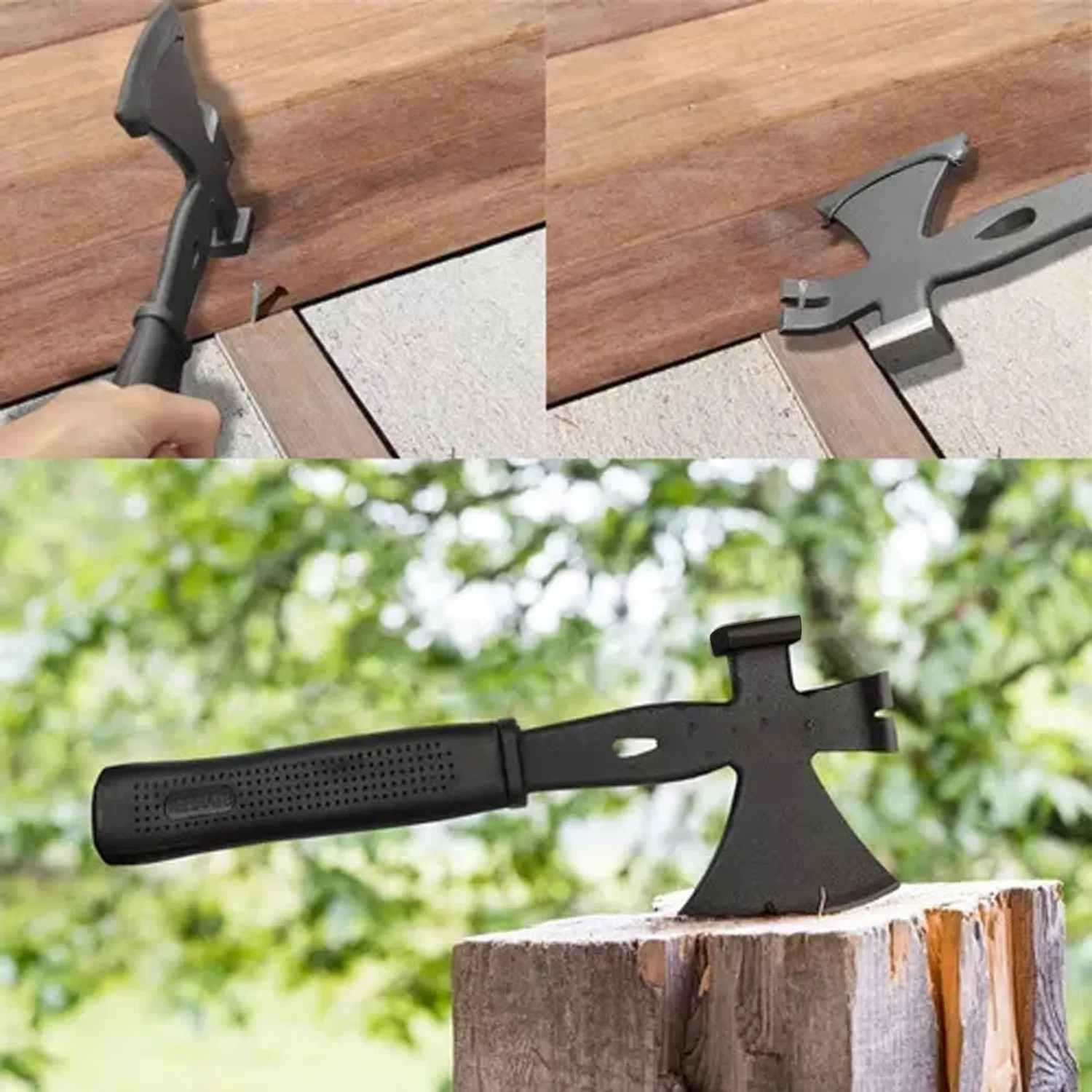 (1 On-time shipping 3 Hammer Pc) in 1 Slot Axe Fashionable Nails Multifunction Tool Pulls