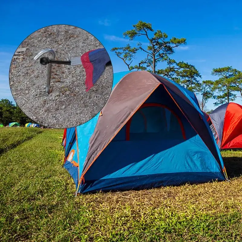10 Pcs Elastic Tent Fix Cords with Ball Bungee Loop Straps