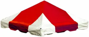 10' x 10' Replacement PVC Vinyl Tent Top | Red | Compatible with Party Tents Direct Weekender West Coast Frame Tent | Waterproof | UV Resistant | Heavy Duty