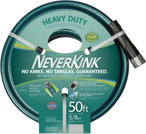 100519499 NeverKink 8615-50, Heavy Duty Garden Hose, 5/8-Inch by 50-Feet