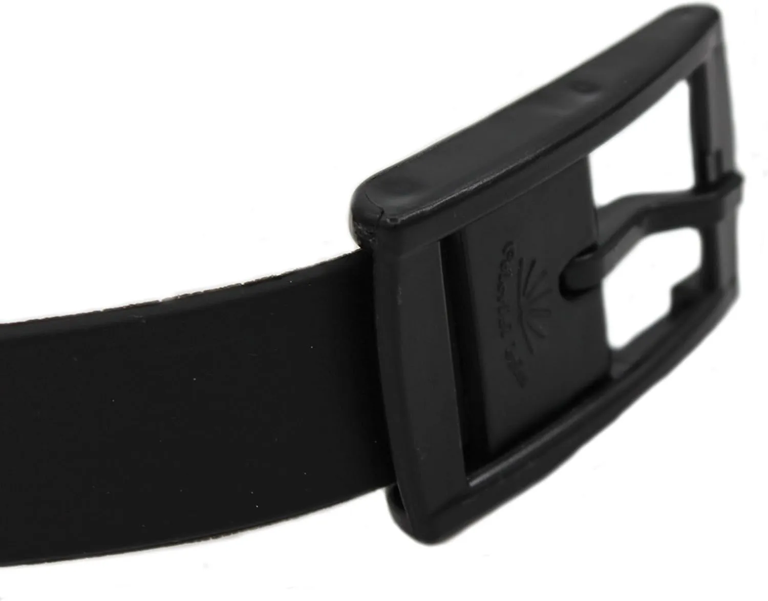 115x3.5cm Unisex Women Men Adjustable Rubber Belt Casual Plastic Belt Silicone Belt with Plastic Buckle