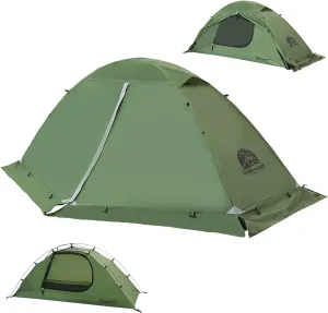 1/2 Person Backpacking Tent for 4-Season - Winter Waterproof Tent for One Person, Lightweight Camping Tent for Backpacking, Easy Set Up Cold Weather Tent by Underwood Aggregator
