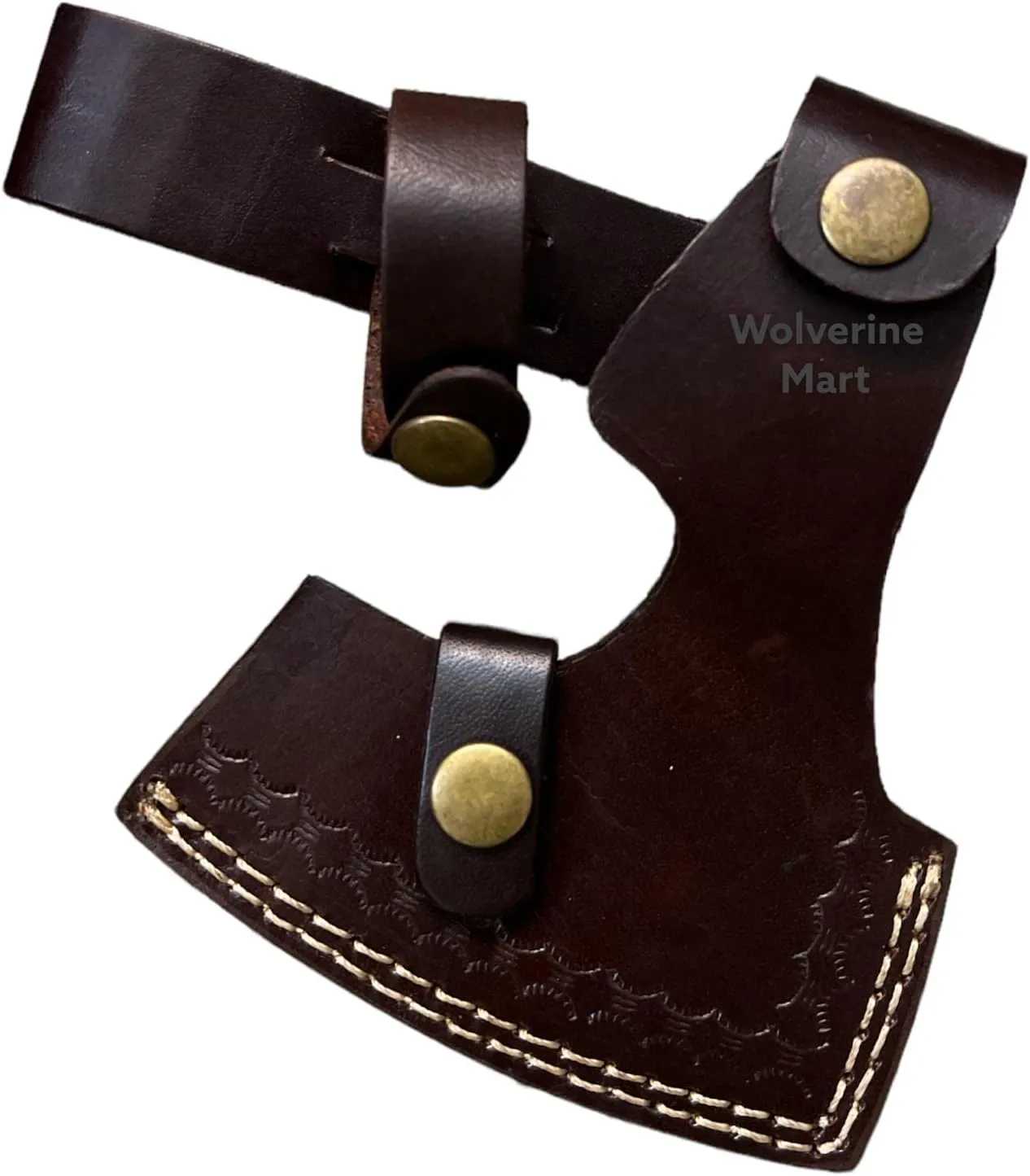 13.50” Inch Hand-Forged Viking Axe- Ash Wood Handle Hatchets and Axes with Leather Wrap, Wood Splitting Axe, Camping Axe, Throwing Axes and Tomahawks (Rare Viking)