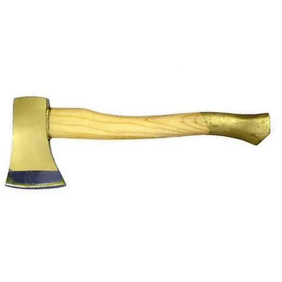 1.5Lb Hand Axe With Ash Wooden Handle Fire Wood Log Chopper Hatchet Camping