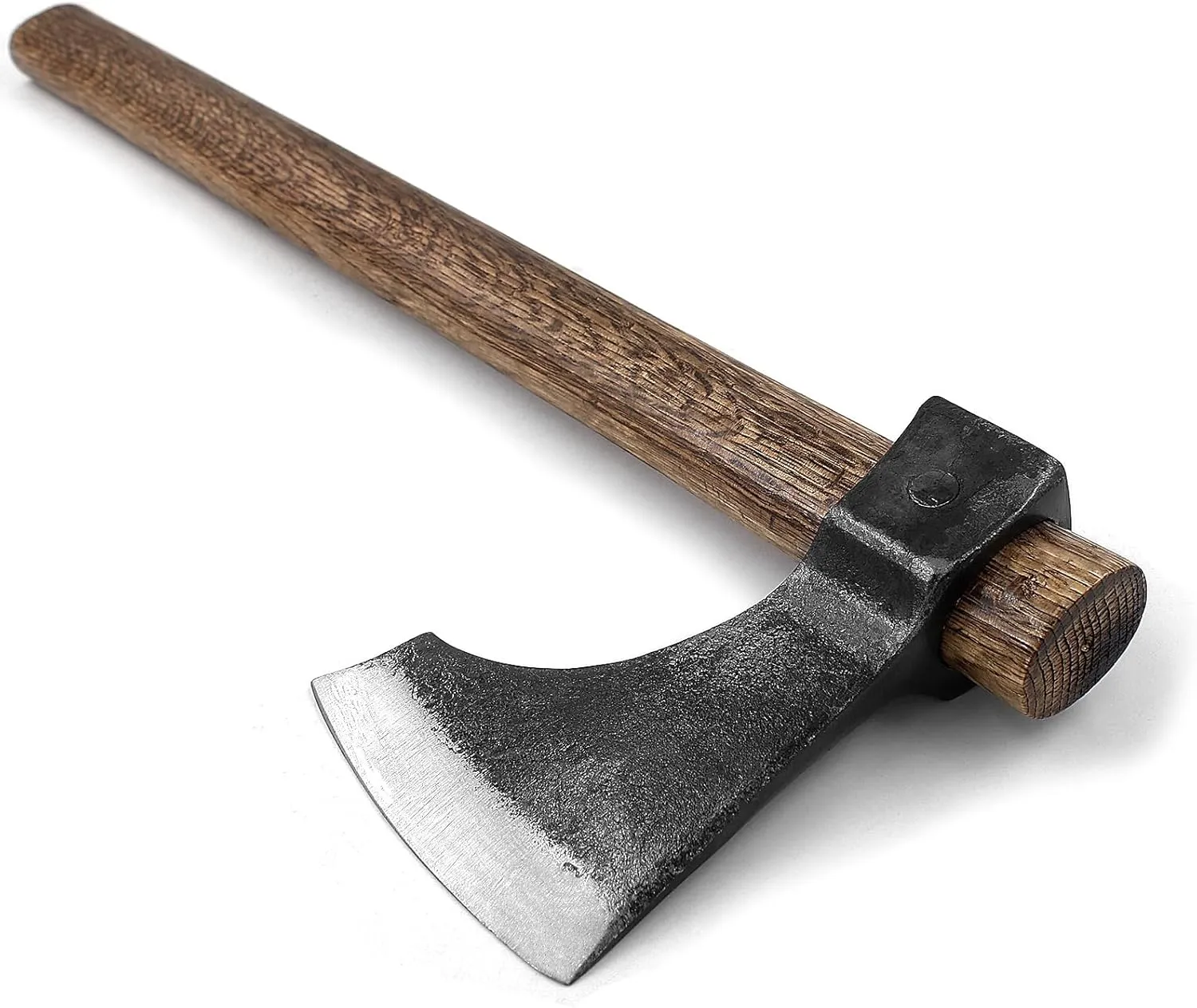 18.9" Throwing Axe, 3Pack Throwing Tomahawk with 1065 High Carbon Steel and Beech Wooden Handle, Well Balanced Great for Axe Throwing Game, Competition and Recreation