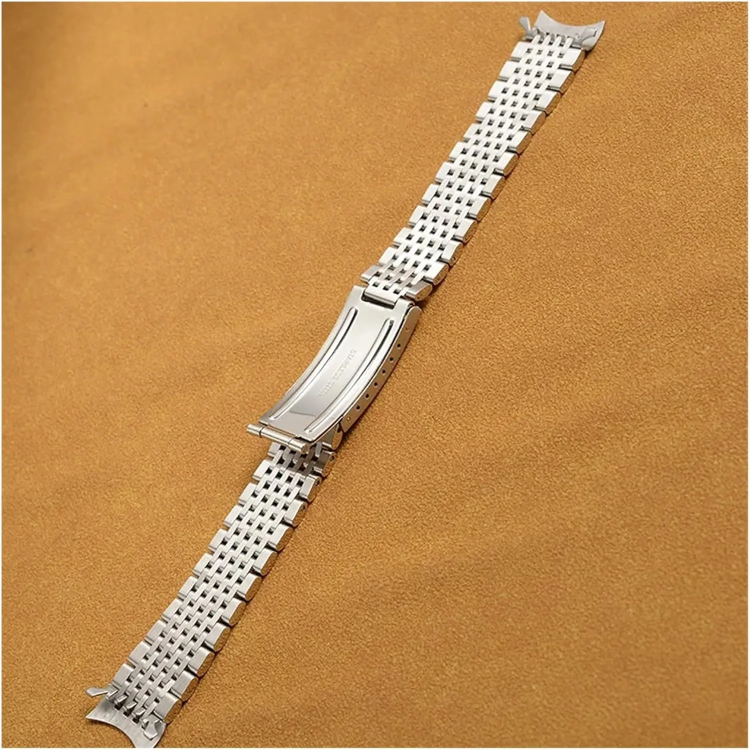 18mm 19mm 20mm Bead Of Rice Solid Stainless Steel Watch Strap Bracelet