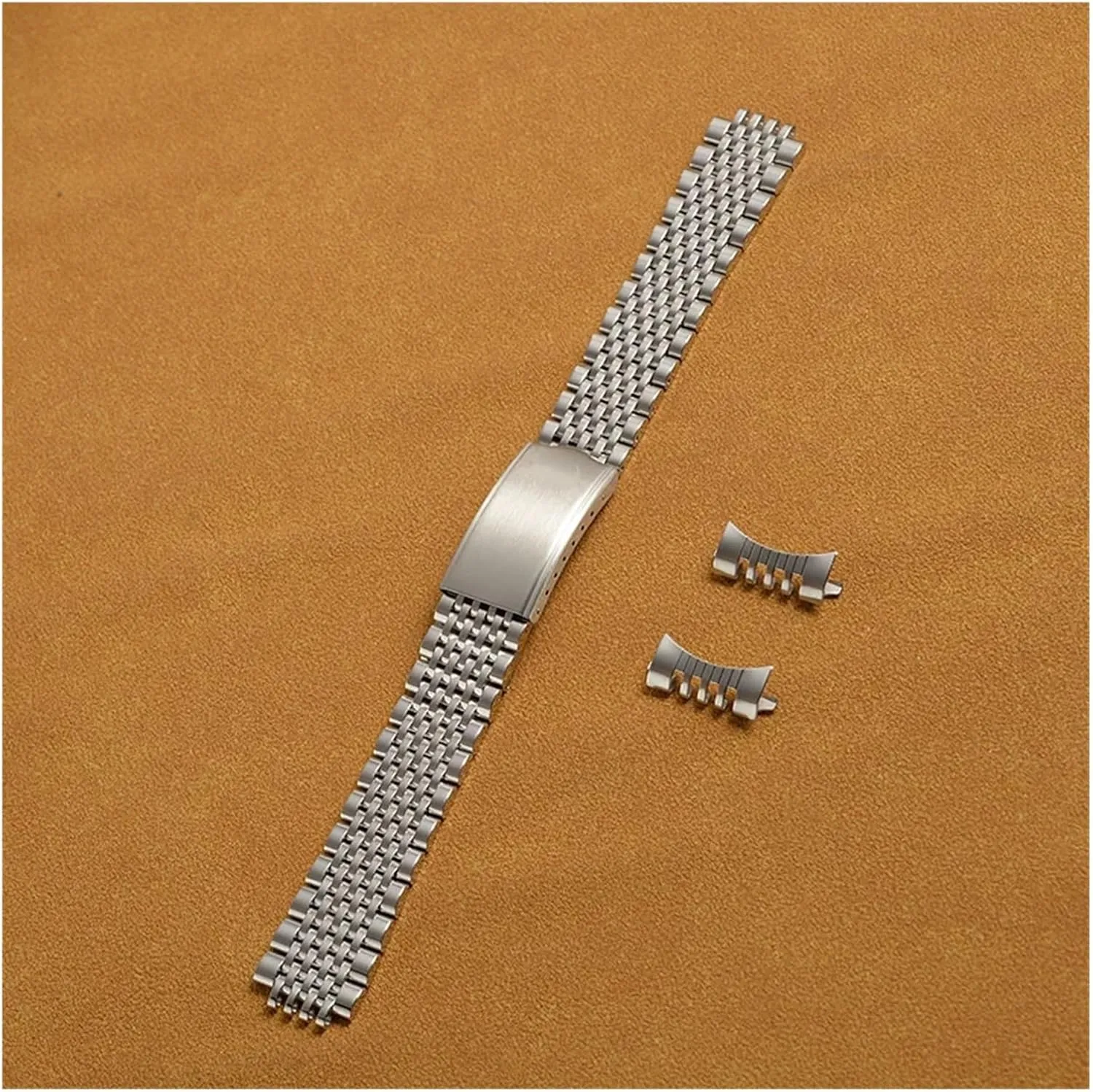 18mm 19mm 20mm Bead Of Rice Solid Stainless Steel Watch Strap Bracelet