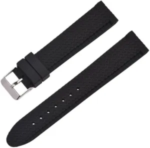 1PC Silicone Watch Band, Sport Waistband Replacement with Size 18mm 20mm 22mm 24mm for Men and Women