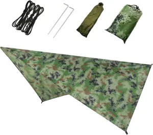 1Set Outdoor Multi Function Sunshade Tent Camouflage Camping Tarp for Beach Picnic and Garden Use Easy to Install and Durable for Outdoor Activities