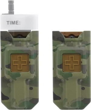2 Pack Tourniquet Holder - Tourniquet Case for Generation 7 C-A-T Tourniquet, Belt Tourniquet Pouch Storage Box Tourniquet Carrier for Outdoor Hunting (Tourniquet Not Included)