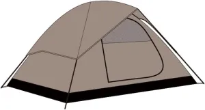 2/4 Person Camping Tent, Lightweight & Waterproof, Easy Setup, Ideal for Backpacking, Hiking, and Outdoor Adventures with Rainfly Protection
