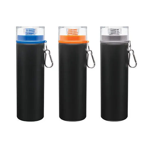 28 oz SGS Trek Matte Black Aluminum Bottle