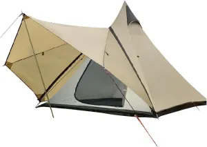 3-4 Person Camping Family Teepee Tent Outdoor Double Layers Indian Tipi Tent Suitable for Camping Hiking Holidays