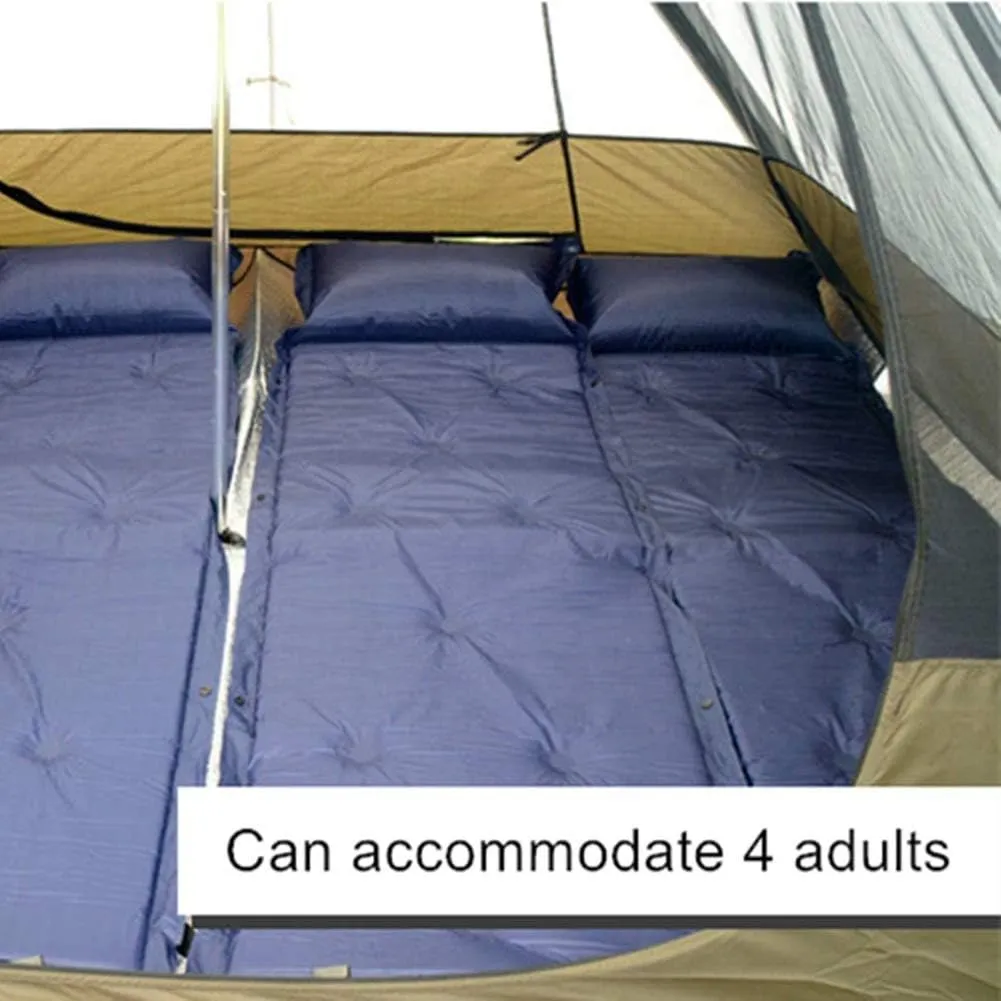 3-4 Person Camping Family Teepee Tent Outdoor Double Layers Indian Tipi Tent Suitable for Camping Hiking Holidays
