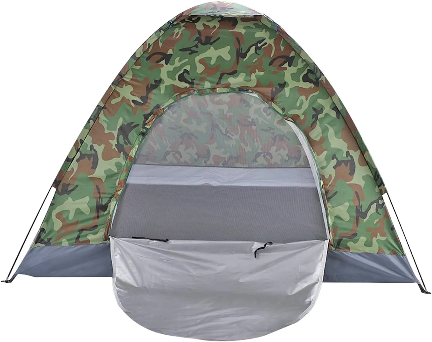 3-4 Person Camping Tent, Automatic Family Tent, All-Weather Instant Pop Up Waterproof Sun Shelter Tents with Mesh Layer and Carrying Bag, Outdoor Beach Tents for Hiking Travel Activities