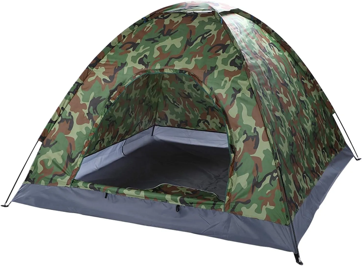 3-4 Person Camping Tent, Automatic Family Tent, All-Weather Instant Pop Up Waterproof Sun Shelter Tents with Mesh Layer and Carrying Bag, Outdoor Beach Tents for Hiking Travel Activities