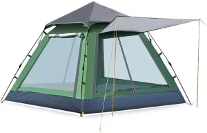 3-4 Person Single Layer Tents Waterproof UV Weather Resistant Family Outdoor Fishing Party Camping Tent Beach Travel