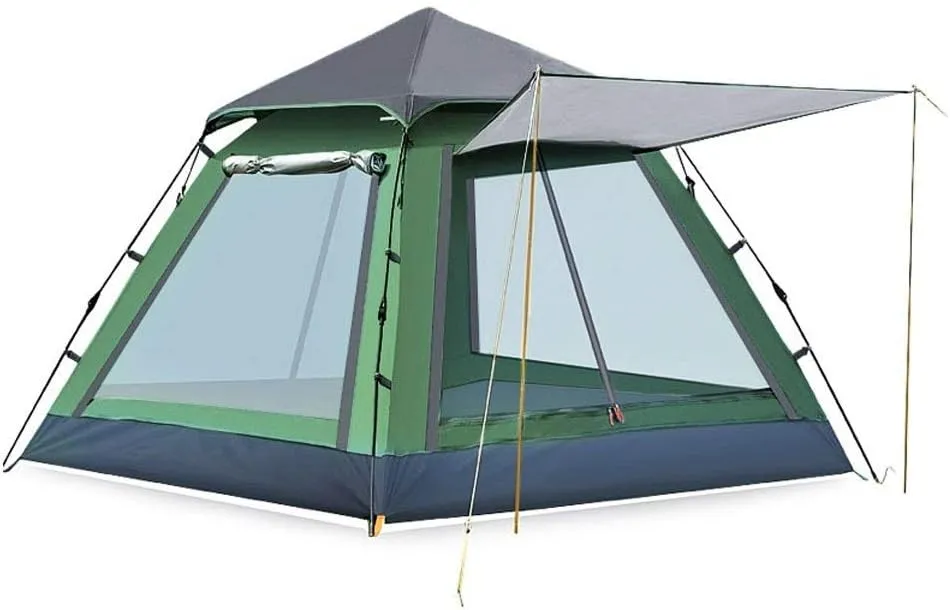 3-4 Person Single Layer Tents Waterproof UV Weather Resistant Family Outdoor Fishing Party Camping Tent Beach Travel
