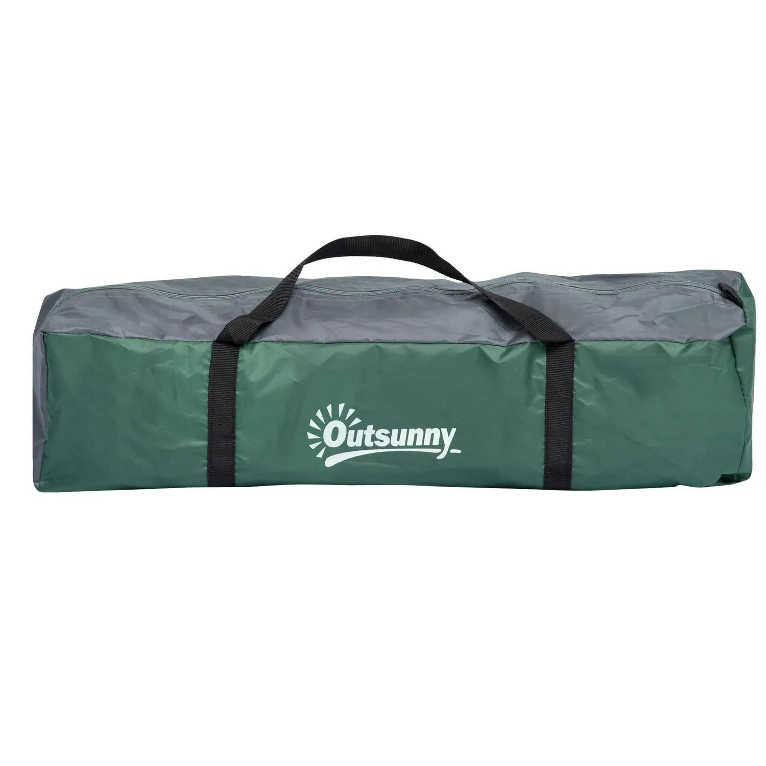 3-4 Waterproof For Green With Person Outsunny Dome Trustworthy Large Tent Family Versatile Windows