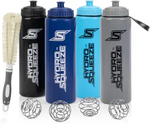 32oz Quick Squeeze BPA-Free Sports Water Bottles - 4 Pack