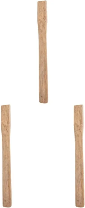 3pcs for Maul - Renewal Hatchet， Garden Old Flat Hatchets Yuanzu Tools Replacement Bit Replaceable Wood Survival Handle Hardwood Straight Camping Re Curved and Outdoor Pick Hand M