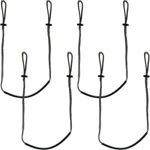 4 Pcs Climbing Stick Aider for Hunting, Daisy Chain Single Step Aider for Climbing Stick, Lightweight Rope Ladder Tree Stand Step, Non-Slip Tree Climbing Sticks, Saddle Hunting Accessories