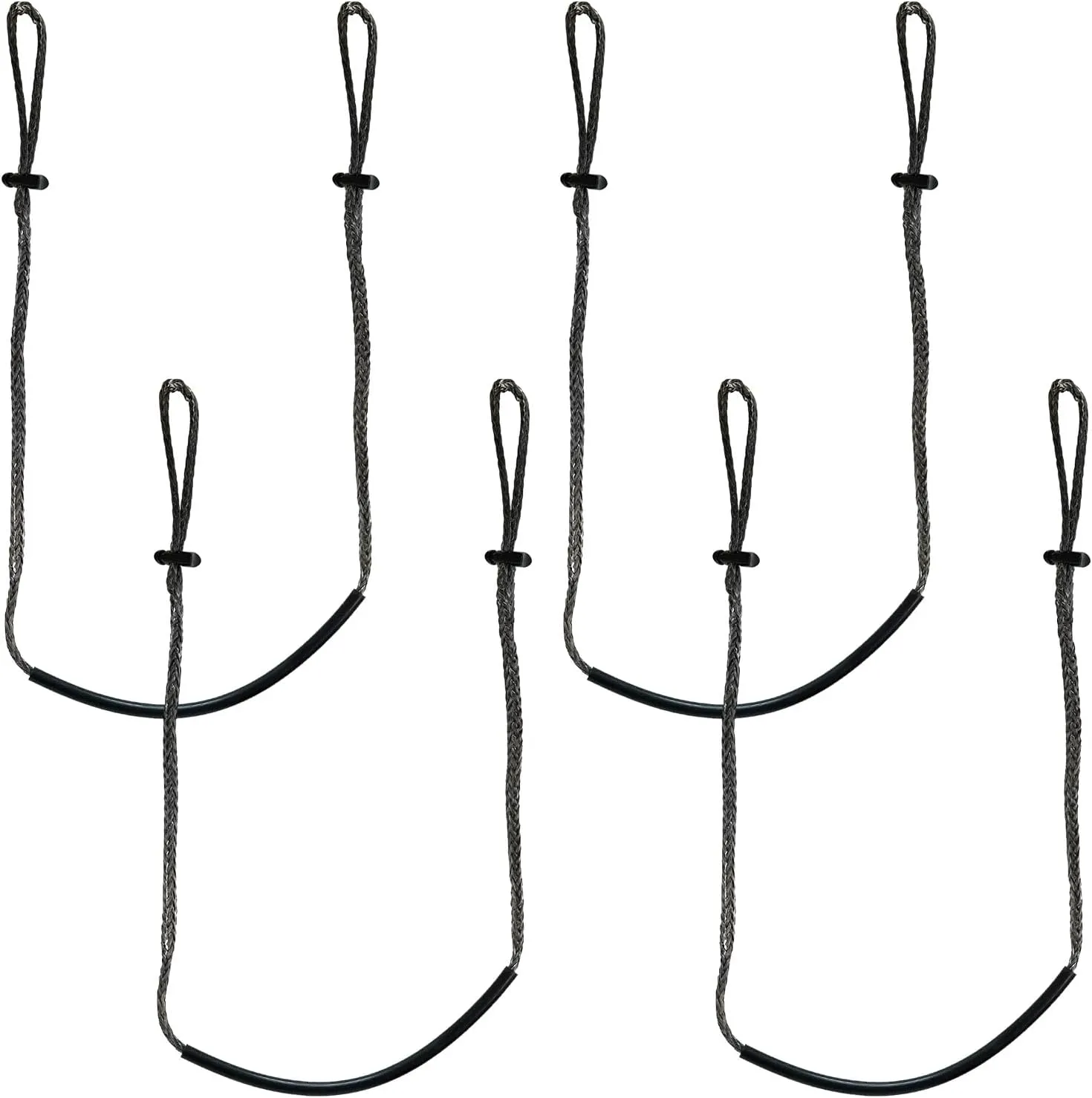 4 Pcs Climbing Stick Aider for Hunting, Daisy Chain Single Step Aider for Climbing Stick, Lightweight Rope Ladder Tree Stand Step, Non-Slip Tree Climbing Sticks, Saddle Hunting Accessories