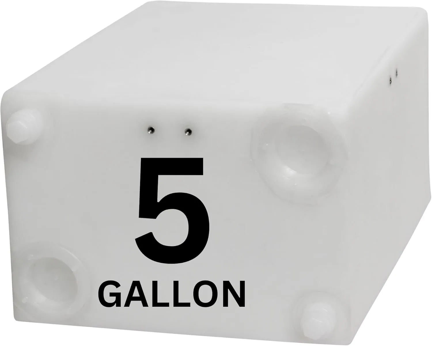 5 Gallon RV Fresh Water Tank, Potable Water Storage Tank for Drinking, Cooking, Cleaning, Showering, for Campers, Trailers, Motorhomes, RVs, Cube Shape, 16" x 11.75" x 8" (WT-5687)