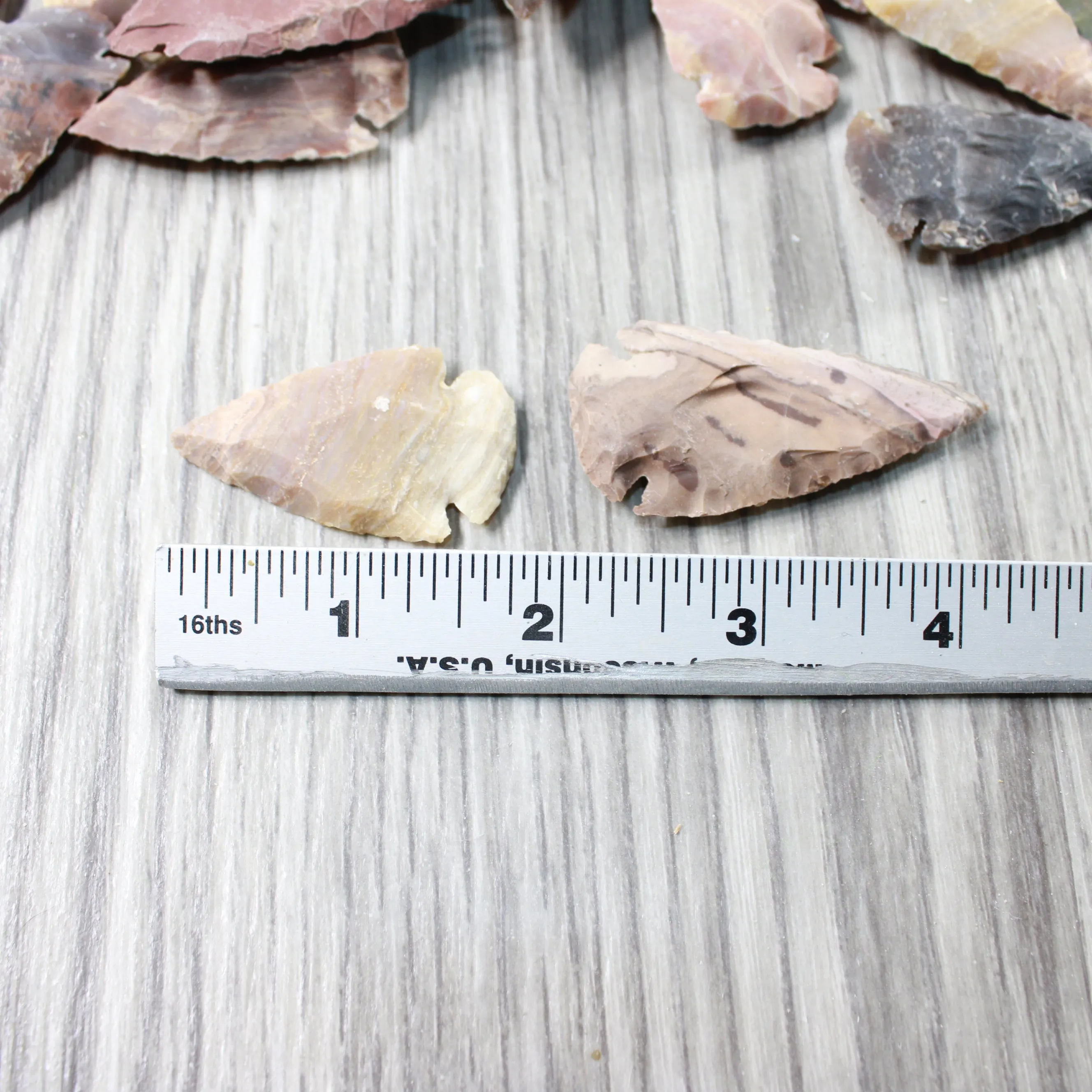 50 Large Stone Ornamental Arrowheads  #9651  Arrowhead