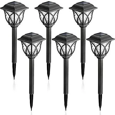 6pcs LED Solar Pathway Lights Outdoor Waterproof Landscape for Lawn Patio Garden