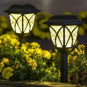 6pcs LED Solar Pathway Lights Outdoor Waterproof Landscape for Lawn Patio Garden