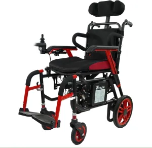 7002 Electric Wheelchair for Children - Lightweight, Foldable Mobility Aid with 15″ Seat, Remote Control, Dual-Mode, Air Travel Certified