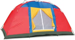 8 Person Camping Tents,Waterproof Windproof Cabin Tent Family Tent with Large Mesh Windows,Portable Carry Bag for Hiking Traveling