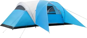 8/10 Person Camping Tent with Porch, Large Family Tents for Camping Includes Rainfly & Carry Bag, Easy Setup Dome Tents for Outdoor Camping Picnic Backyard