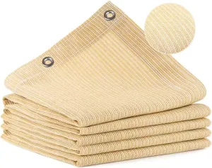 90% Shade Cloth for Patio, 10X15 FT Pergola Shade Cover, Breathable Sun Shade Fabric for Beach, Deck, Porch, Gazebo, Carport, Outdoor Sunshade Screen for Garden, Balcony, Pool.