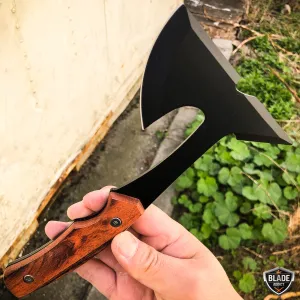 9" Tactical Tomahawk FIXED BLADE Throwing Axe Hatchet Camping Survival Knife