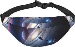 A Fascinating Universe Men'S And Women'S Waist Pack, Crossbody Bag With Adjustable Belt For Running, Traveling, Sports, Hiking