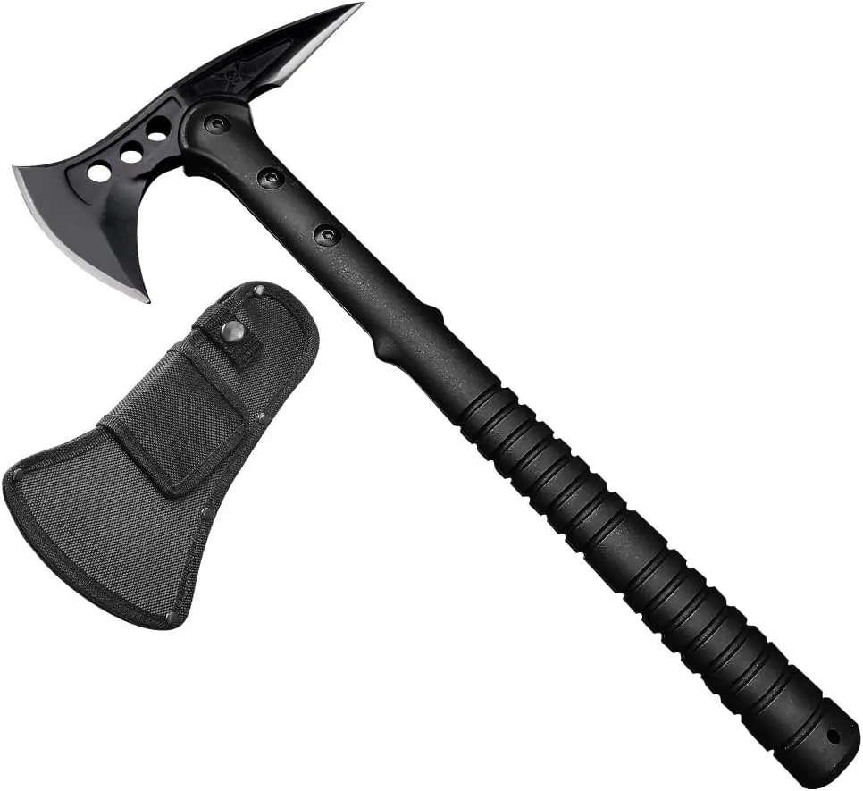 ABS Handle Tactical Axe Outdoor Camping Survival Axe Chopping Trees Self-Defense Multi-Function Rescue High-end Axe