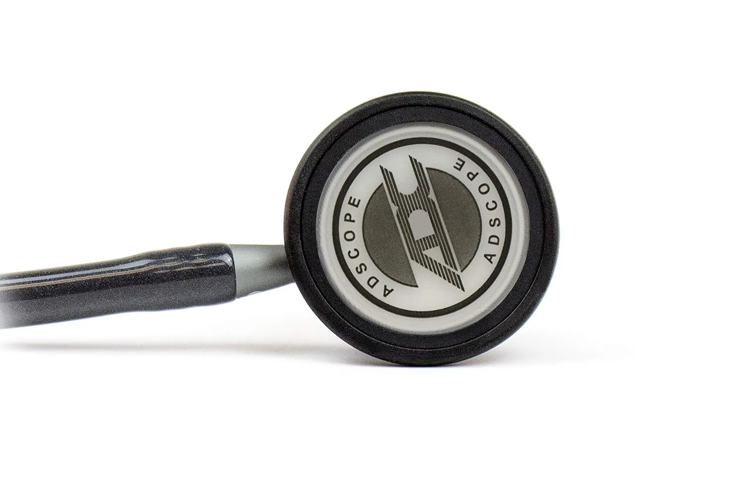 ADC - 619SM Adscope Lite 619 Ultra Lightweight Clinician Stethoscope with Tunable AFD Technology, Smoke Finish with Metallic Gray Tubing