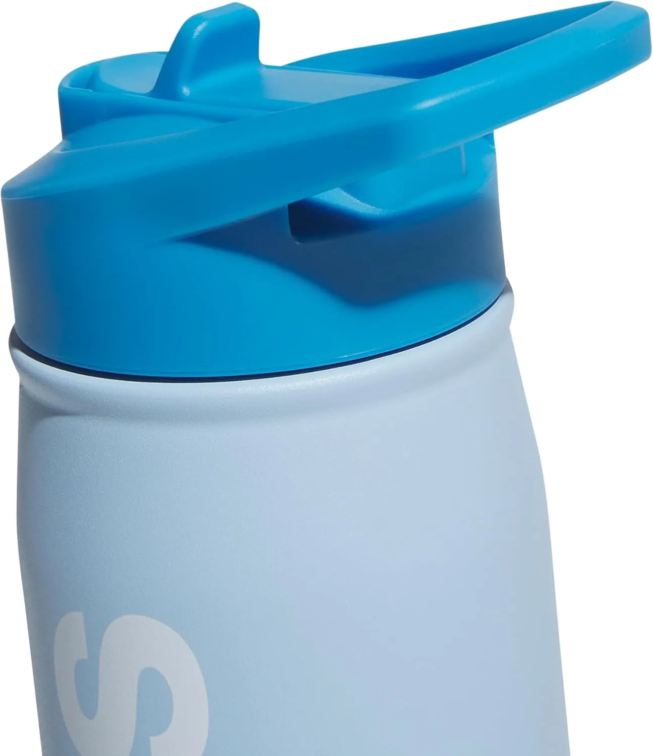 adidas 600 ML (20 oz) Straw Top Metal Water Bottle, Hot/Cold Double-Walled Insulated 18/8 Stainless Steel