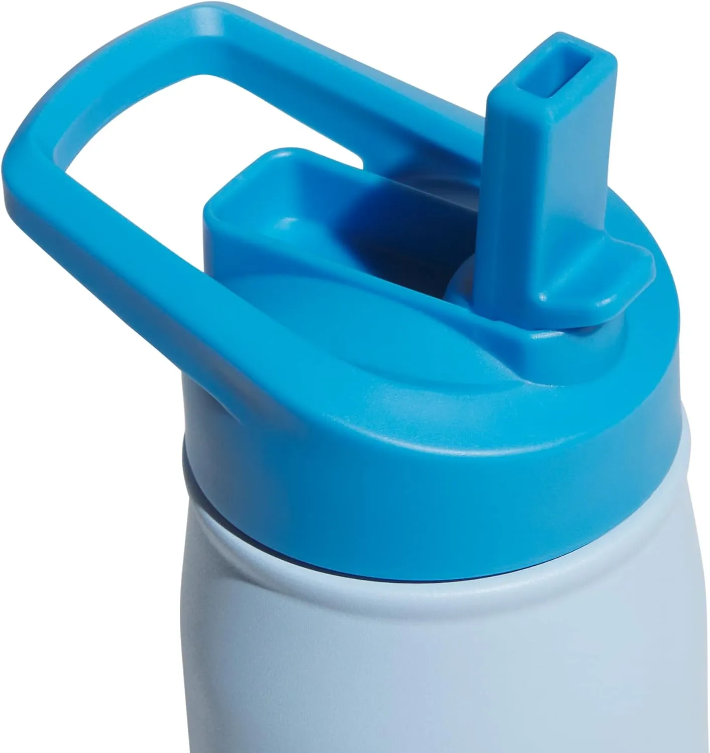 adidas 600 ML (20 oz) Straw Top Metal Water Bottle, Hot/Cold Double-Walled Insulated 18/8 Stainless Steel