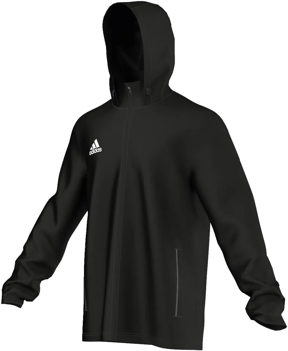 adidas Kids Boy Rain Jacket Waterproof Core 15 Hoodie Running Training