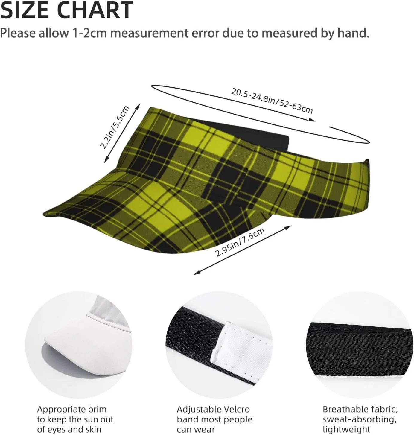 Adult Sunscreen Visor Cap, Adjustable Empty Top Baseball Cap, UV Resistant Sun Hat for Outdoors