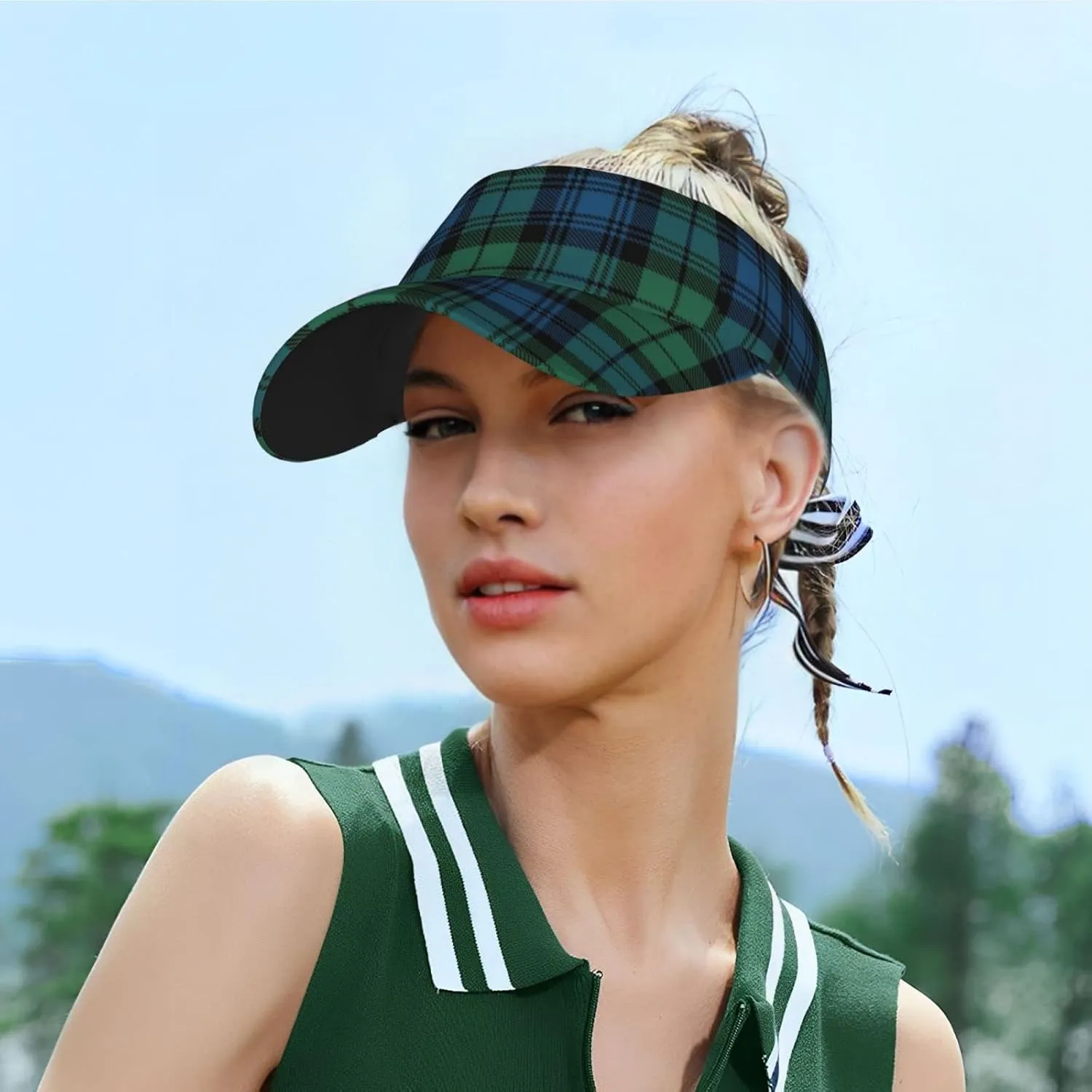 Adult Sunscreen Visor Cap, Adjustable Empty Top Baseball Cap, UV Resistant Sun Hat for Outdoors