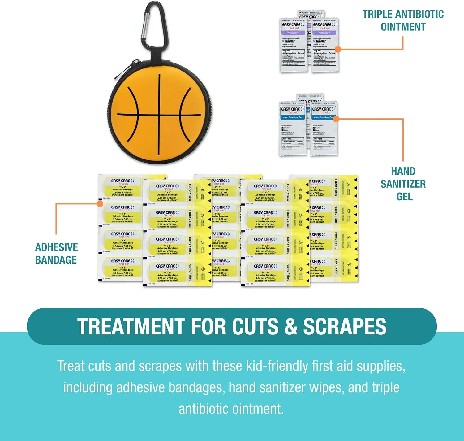 Adventure Medical Kits Sports Kit Basketball - 3 Pack