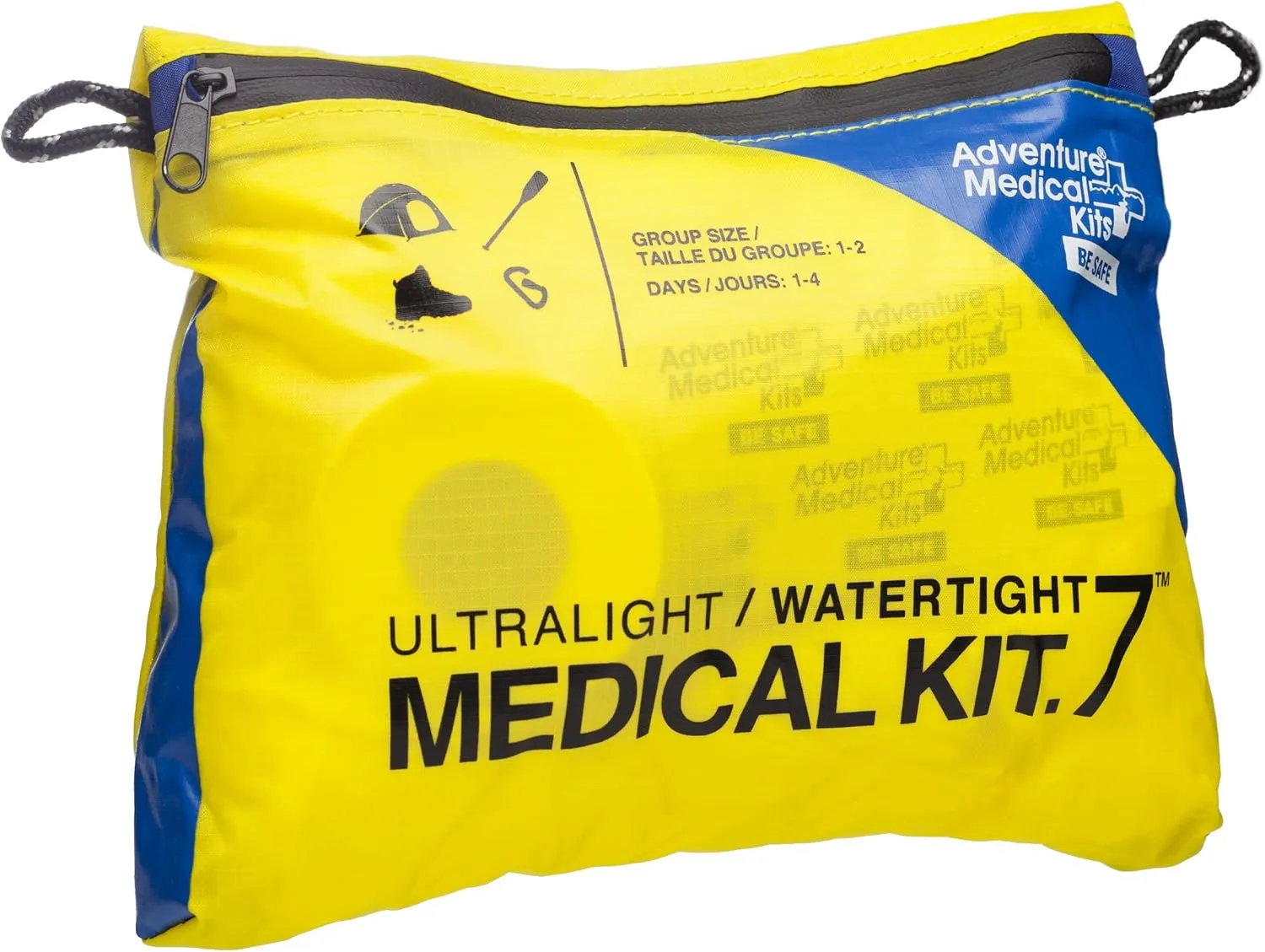 Adventure Medical Kits Ultralight & Watertight Medical Kit .7 - Waterproof Multi-Sport First Aid Kit - Lightweight Medical Kit Includes Bandages, Moleskin, Medication & More